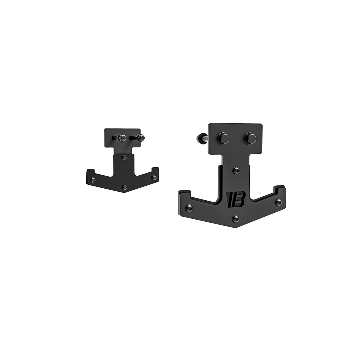 BEHUMAX - Soporte horizontal de barras para rack de acero alta resistencia, organizador compacto 20.5x24 cm para gimnasio en casa
