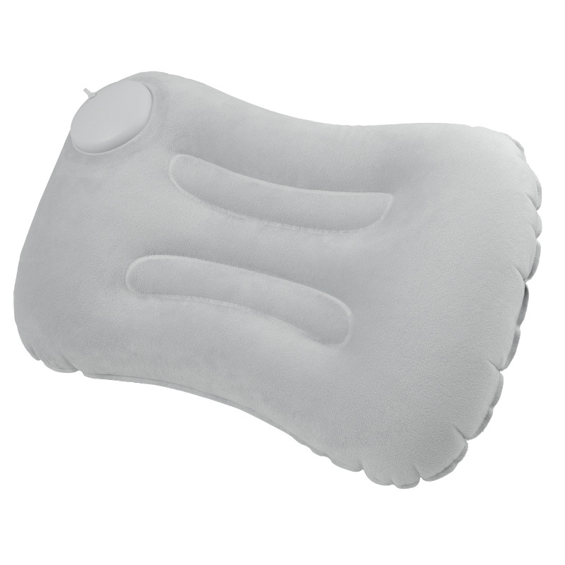Almohada inflable Almohada para acampar Cuello Soporte lumbar Almohada Almohada de viaje portátil Almohada plegable inflable para acampar al aire libre 1 pieza