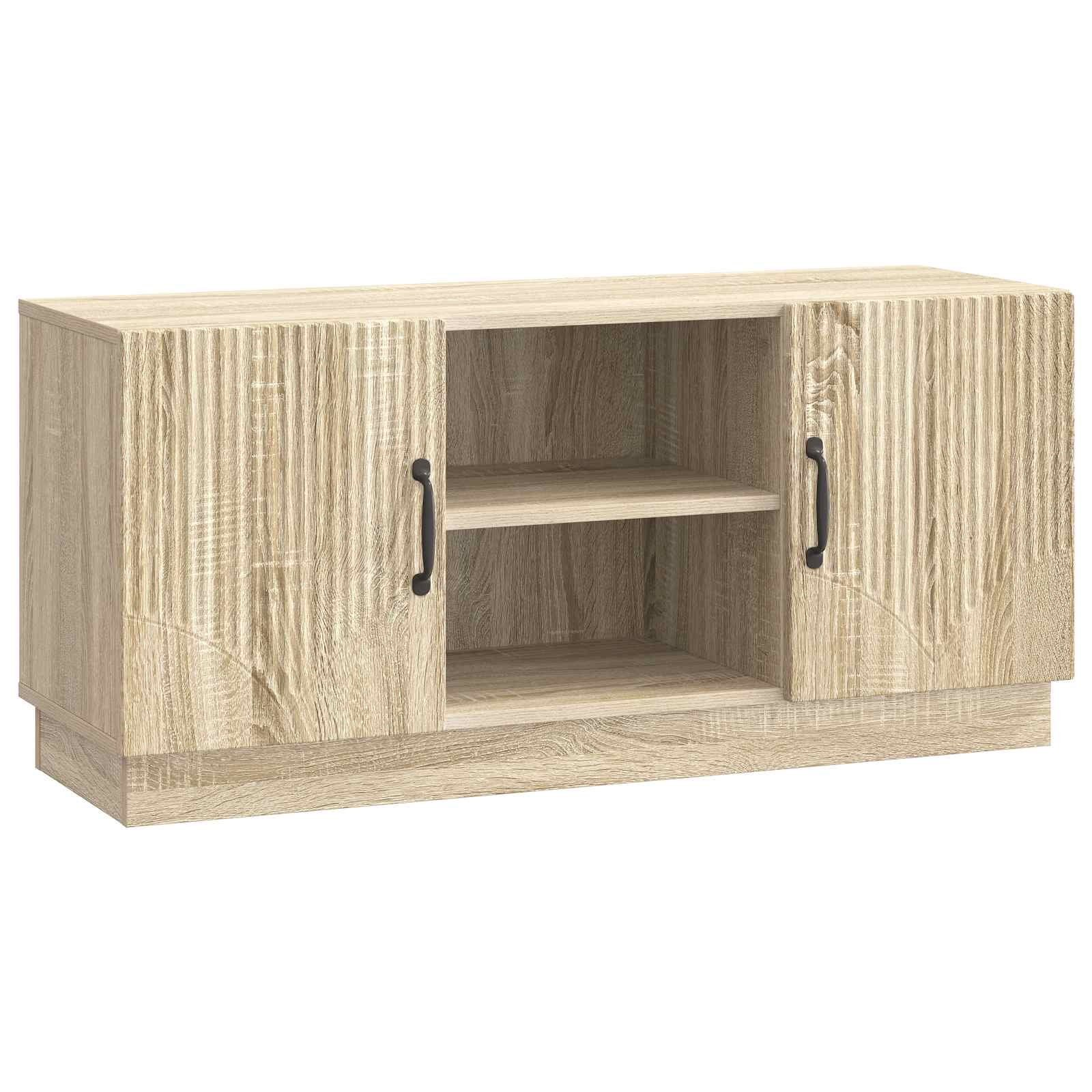 vidaXL Mueble de TV 102 x 34,5 x 47 cm Madera de Ingeniería Multicolor