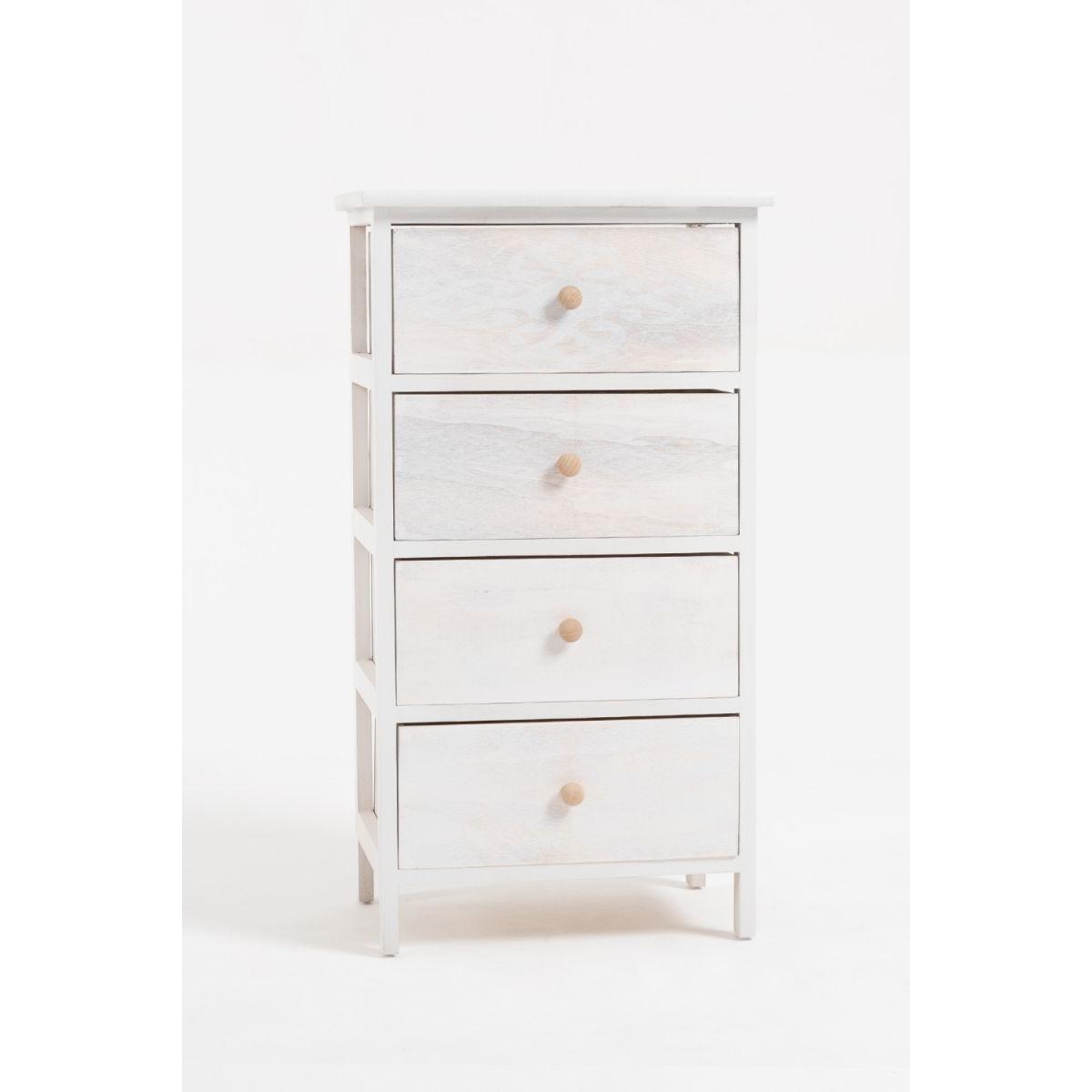 Regalos Miguel - Muebles Auxiliares - Cajonera Mabet Ancha 4 Cajones