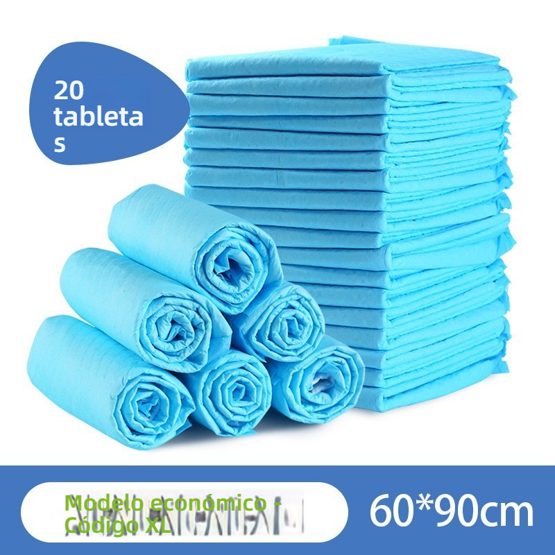 Toalla absorbente para mascotas, pañal desechable para perros, aislante de orina, pañal absorbente extra grueso.