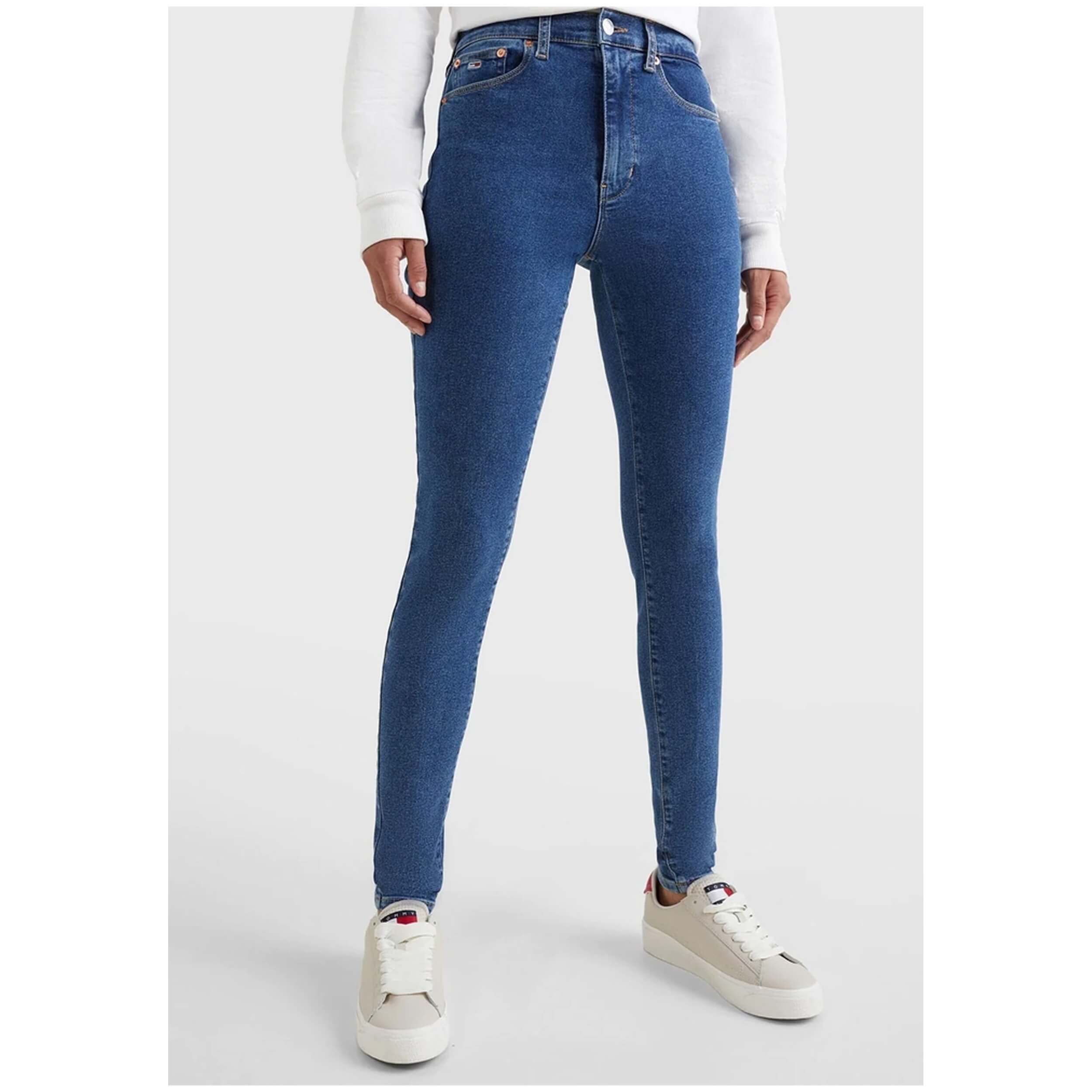 Pantalones Largos Tommy Hilfiger modelo DW0DW14793-1A5 para Mujer en color Azul