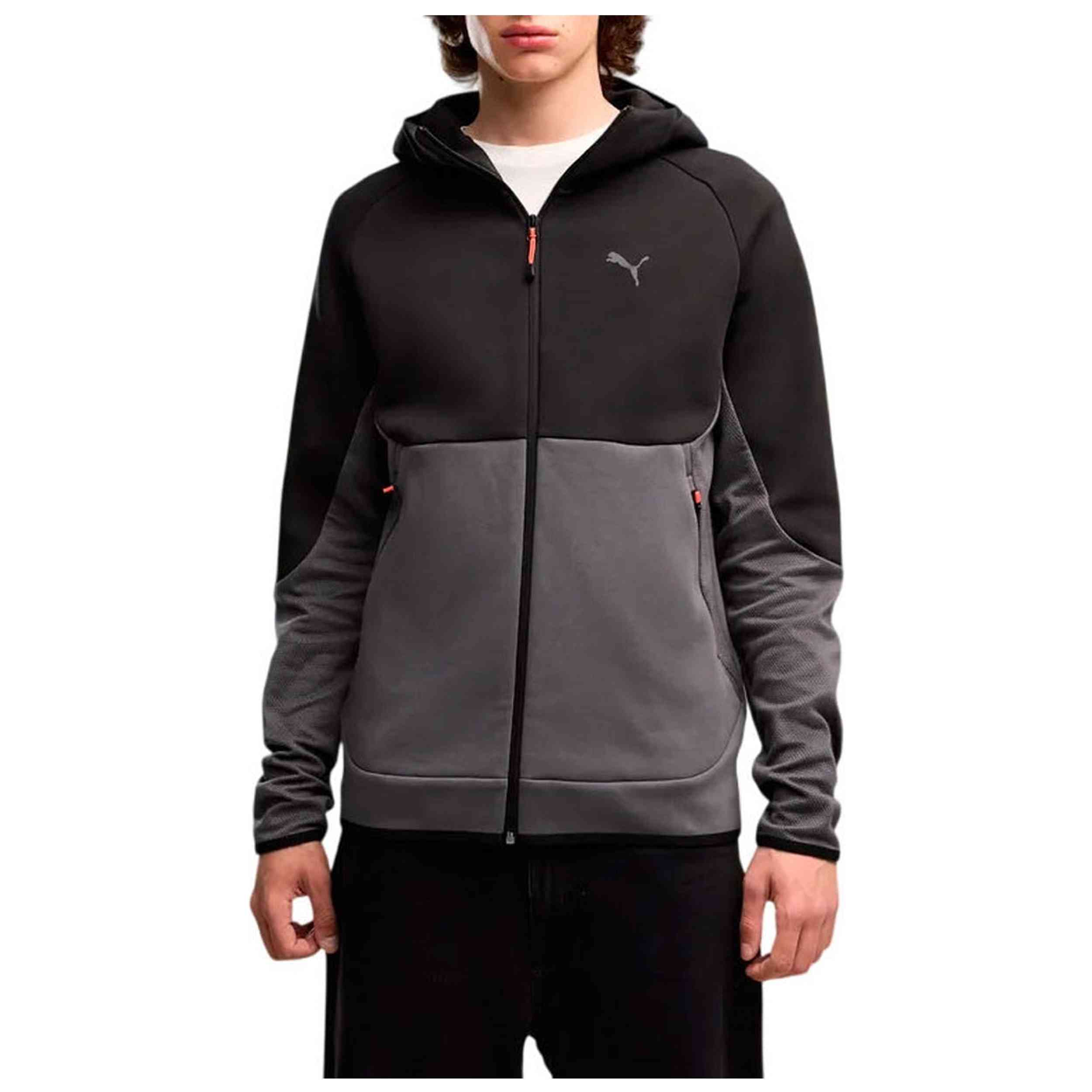 Abrigo Puma modelo Pumatech Slim Elevat en color Negro