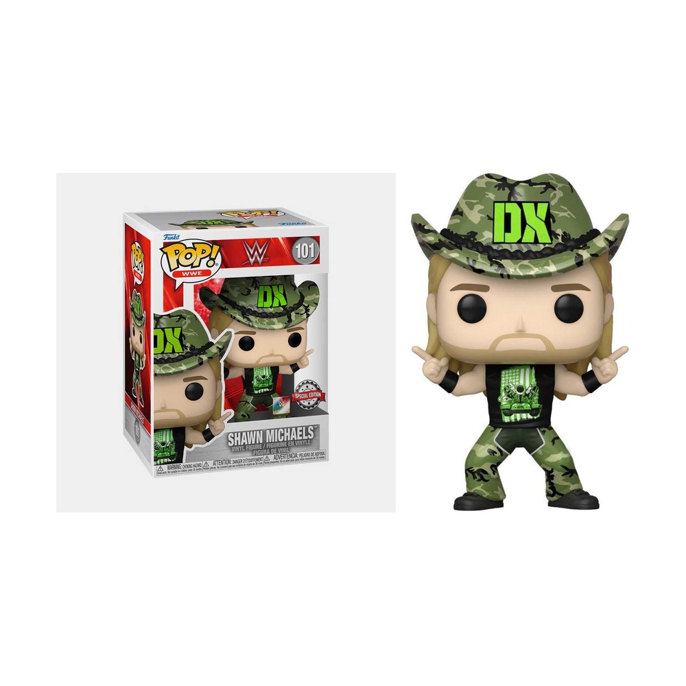 FUNKO POP! WWE - SHAWN MICHAELS EXCLUSIVO, 54285, TIENDA CON LICENCIA OFICIAL, FIGURA, JUGUETE, CABEZÓN, VINILO, MUÑECO, LUCHA LIBRE, PRO WRESTLING