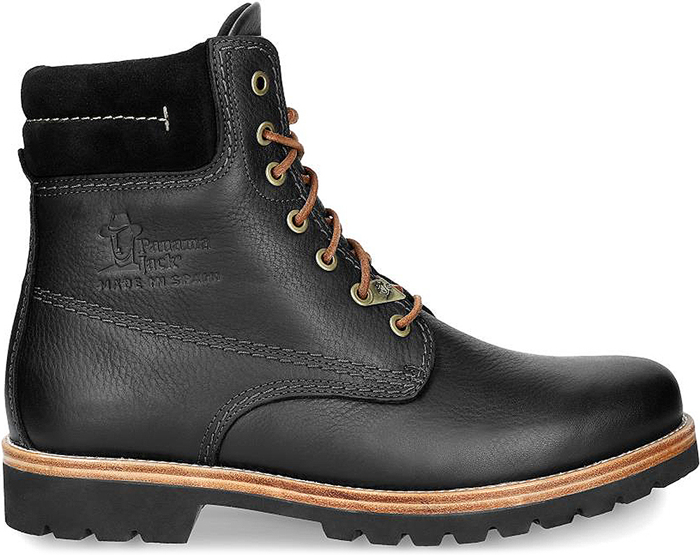 Botines Panama Jack 03 C3 Black - Cuero Auténtico - Confort de Nivel Superior
