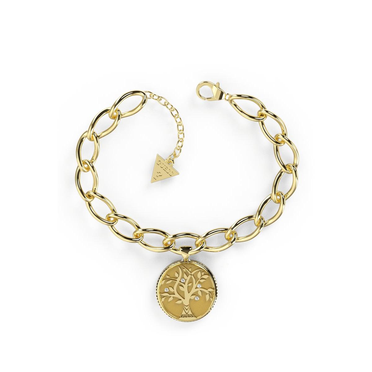 Guess Pulsera Mujer Talismania De Acero Dorado Jubb01438jwygs