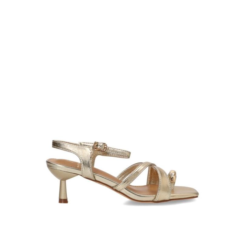 Sandalia Weekend Buonarotti - Mujer - Tacón Medio - Modelo A-5742 - Color Oro
