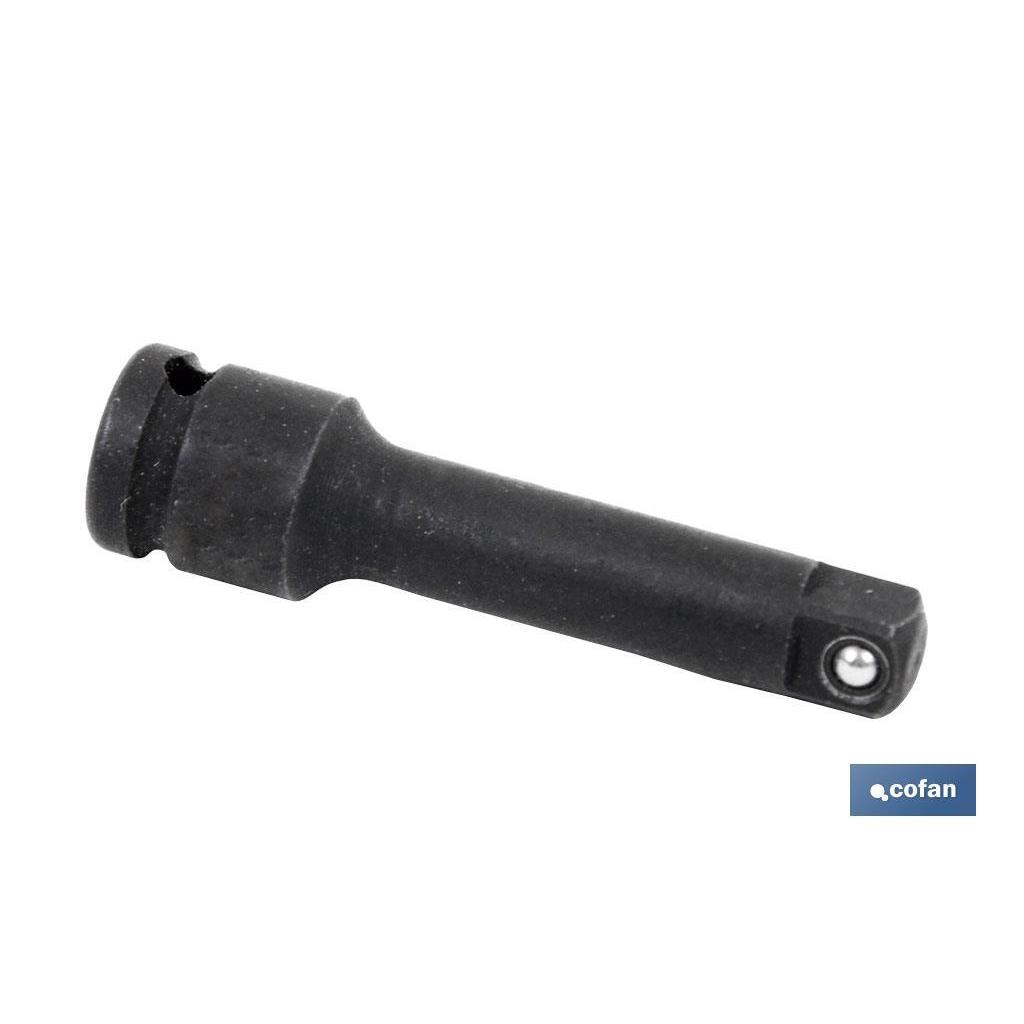 Cofan Alargadera de Impacto Negra 1/2 - Varios Tamaños Disponibles