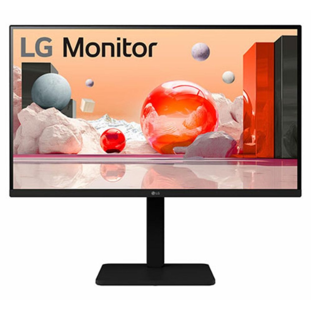 LG - Monitor 27BA560-B de 27 pulgadas IPS Full HD con altavoces integrados, altura ajustable y 100 Hz para oficina y videoconferencias