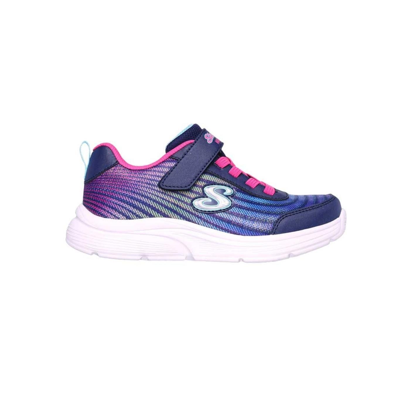 Zapatilllas skechers hydro crush azul de niña.
