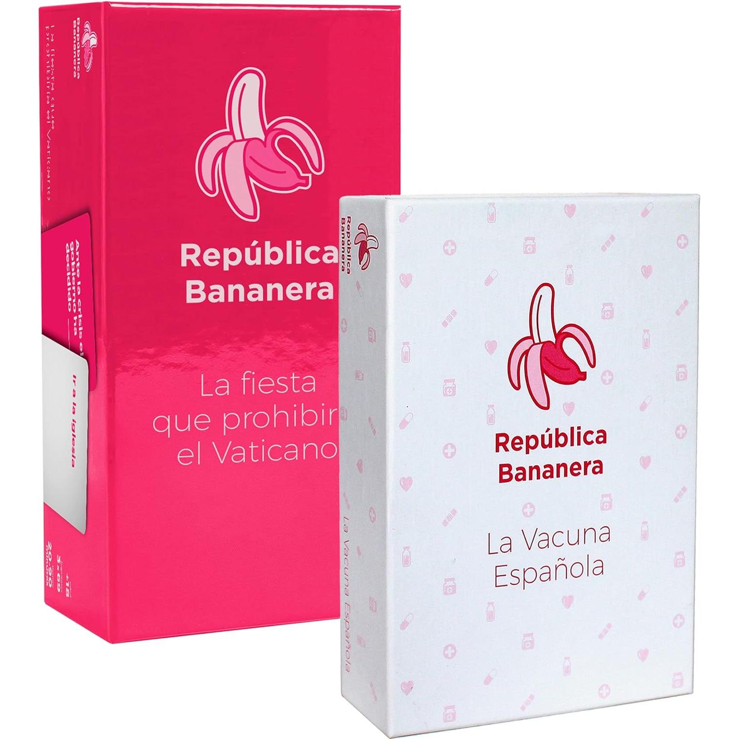 Juegos de cartas divertidos - Pack República Bananera y la Vacuna Espanola