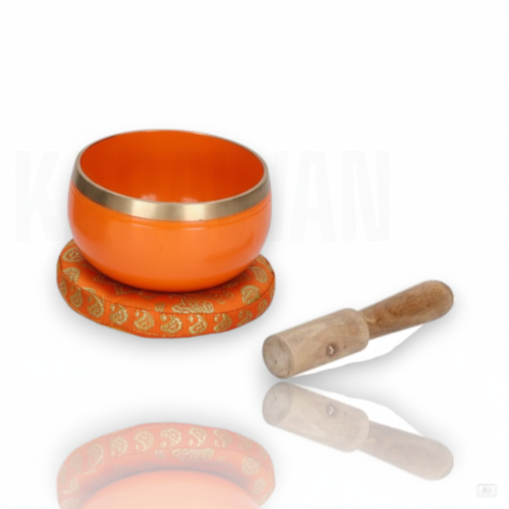 Mini Cuenco Tibetano CHAKRA 8 cm Instrumental – Cuenco de Meditación, Yoga y Terapia Sonora - Karawan