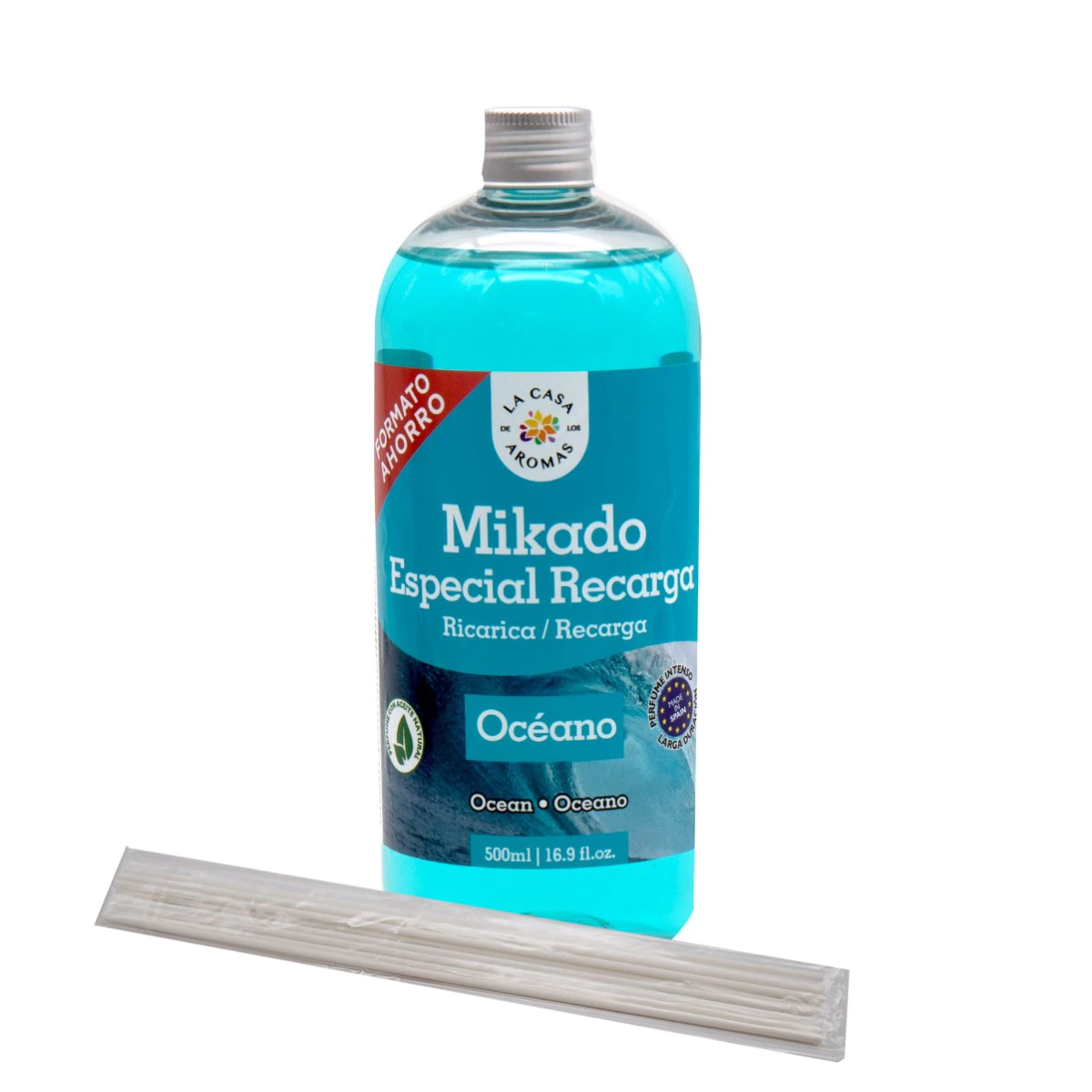 Botella De Ambientador Fragancia Aroma Mikado Hogar Para Reposicion 250, 500, 1000 ml - La Casa de los Aromas