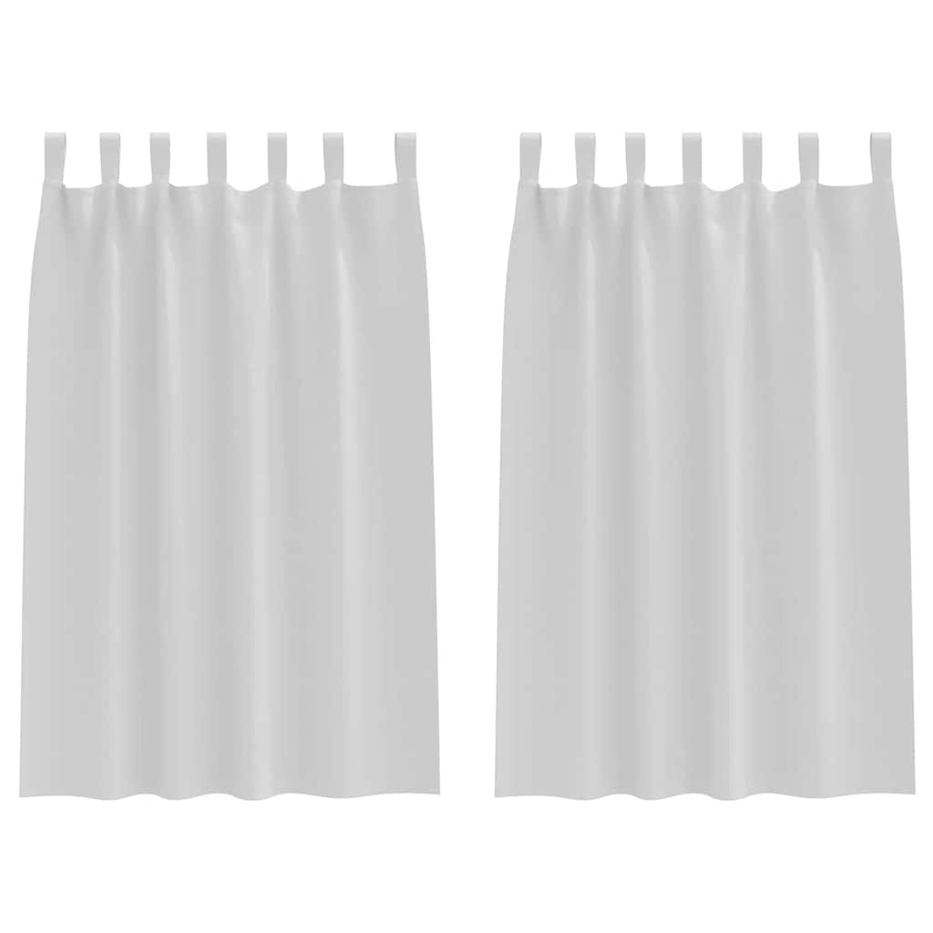vidaXL Cortinas Opacas con Anillas 2 pcs 175 x 140 cm Poliéster