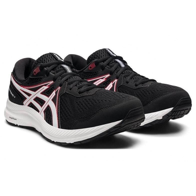 ASICS GEL CONTEND 7 NEGRO/ROJO 008