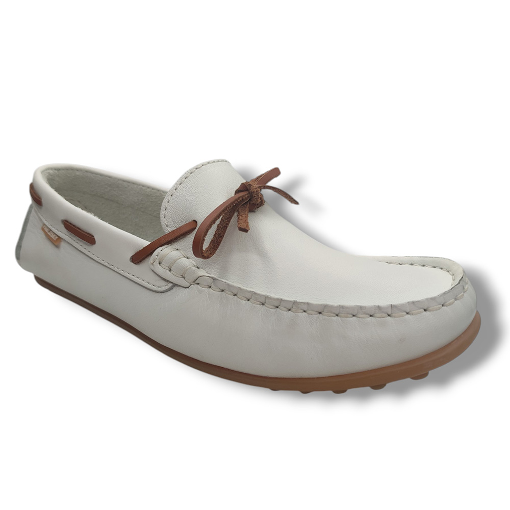 Pablosky Zapato Mocasin Niño 103800 BLANCO calzado niños Mocasín Pablosky Summer ROYALE CORDONETS
