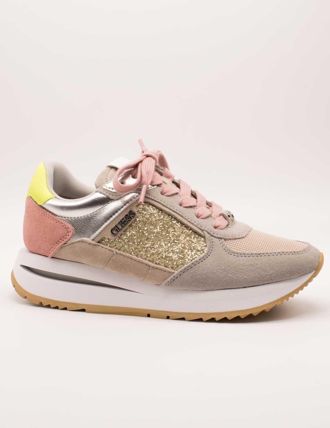 Deportivo Guess FLPE2G LEM12 Enerdy2 Pink Gold de Mujer