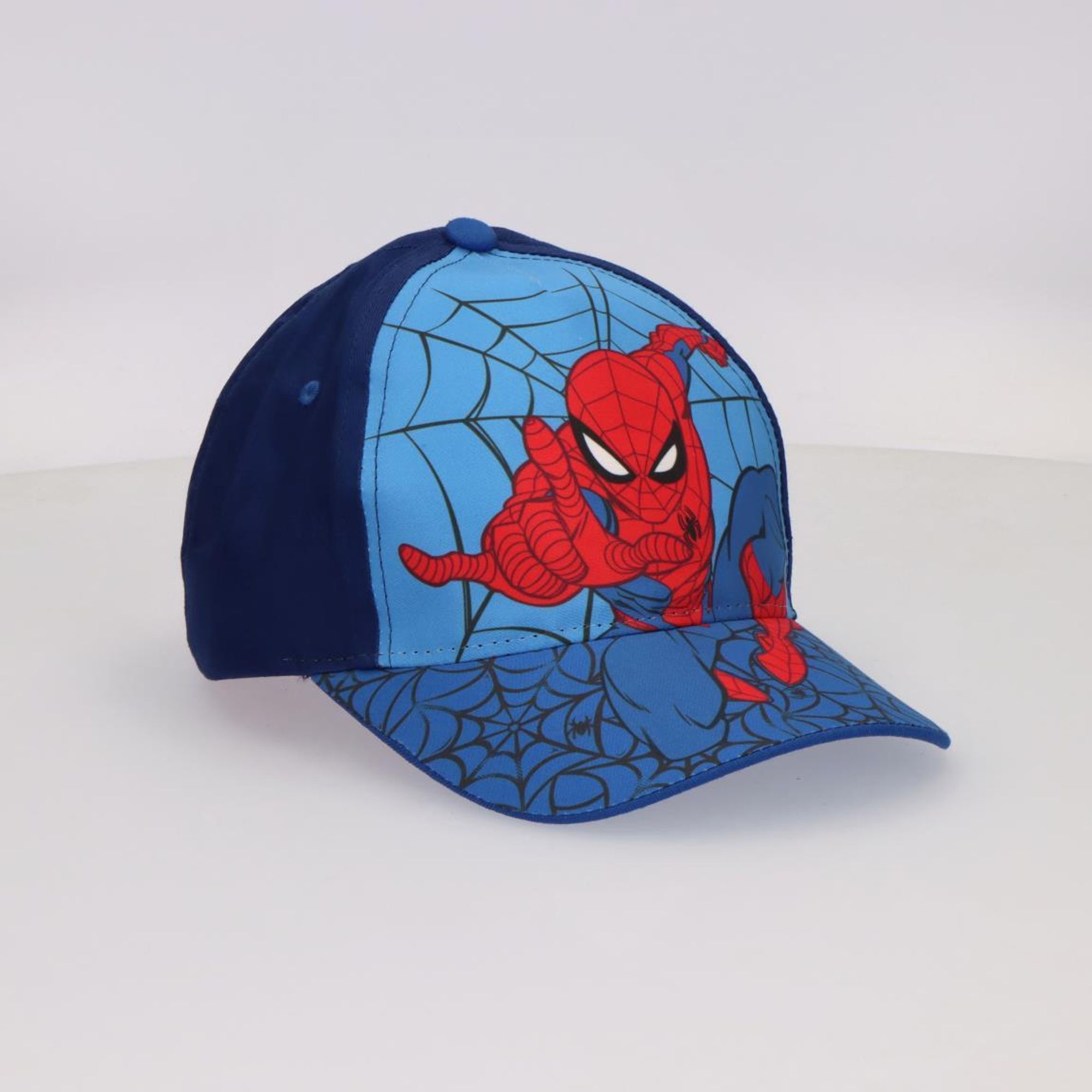 Gorras Infantiles y Sets de Gorra con Gafas de Sol de Spiderman y Spidey, Verano Niño Niña con Protección 100% UV, Visera y Velcro Ajustable, Algodón y Poliéster Transpirable