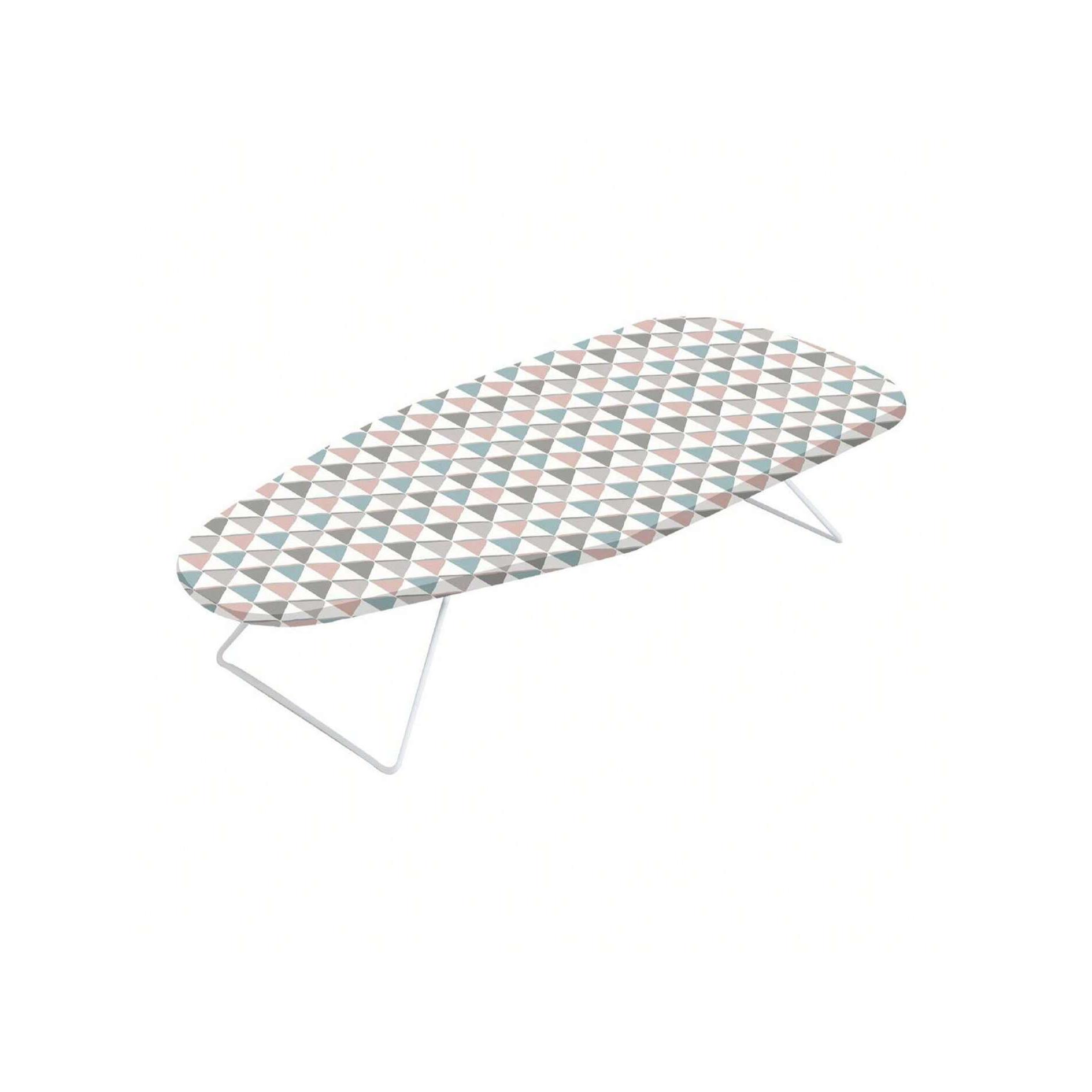 Tabla de Planchar Plegable y Portátil para Uso Doméstico | Diseño Compacto con Patas Antideslizantes | Ideal para Dormitorio o Lavandería | 75×34×15 cm | Diseños surtidos | Hecho en Europa