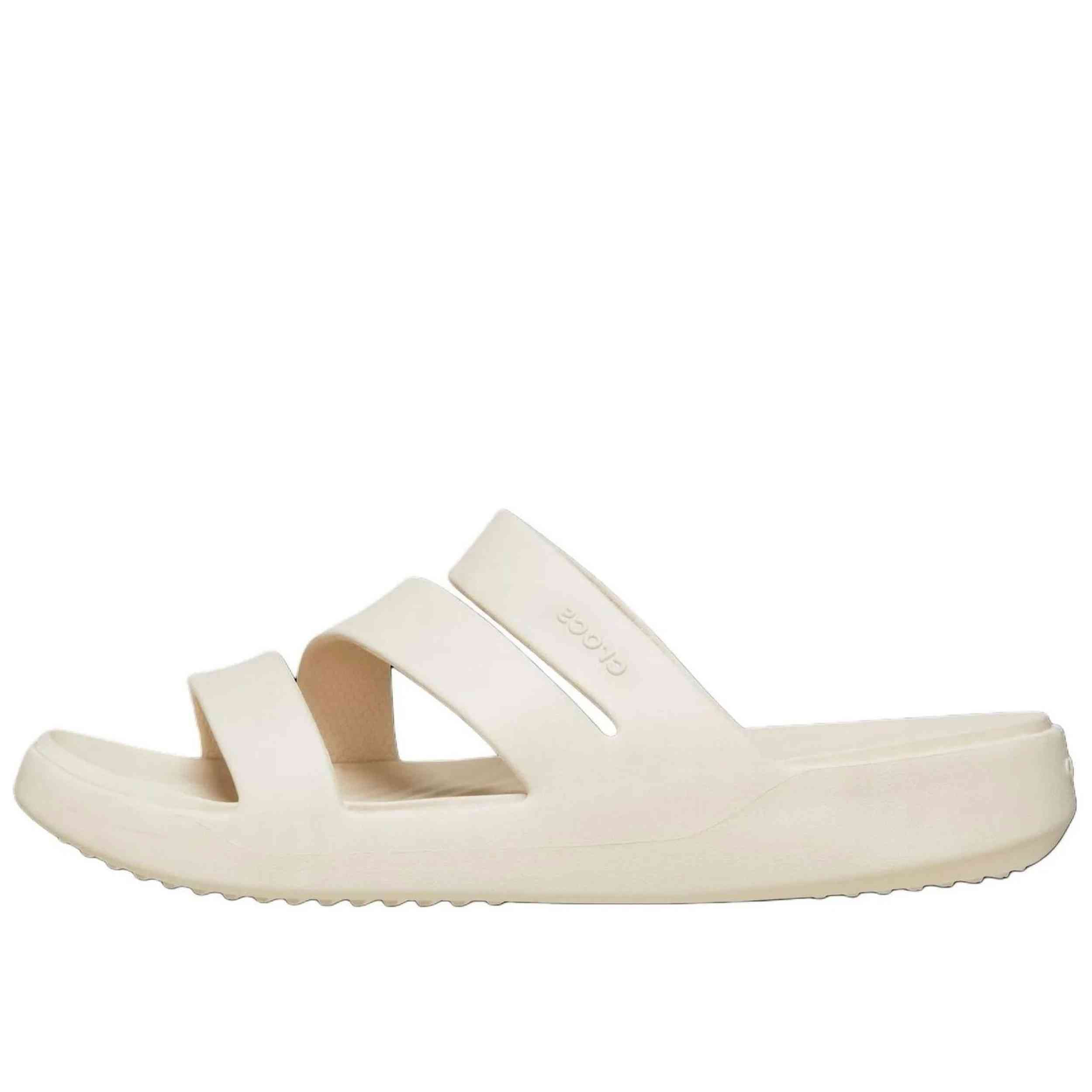 Sandalias Crocs modelo 209587-160 para Mujer en color Beige