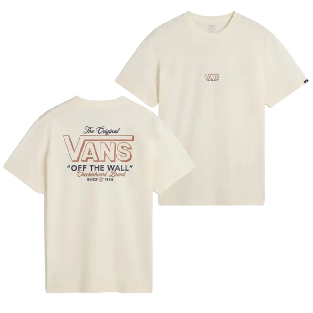 CAMISETA VANS TANDER SS CREW CRUDO BEIGE VN000HWYD991 T SHIRT
