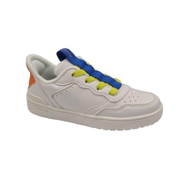 Zapatillas Para Niños, Calza Facil, Marca Geox, En Conor Negro, Azul Marino O Blanco. Geox