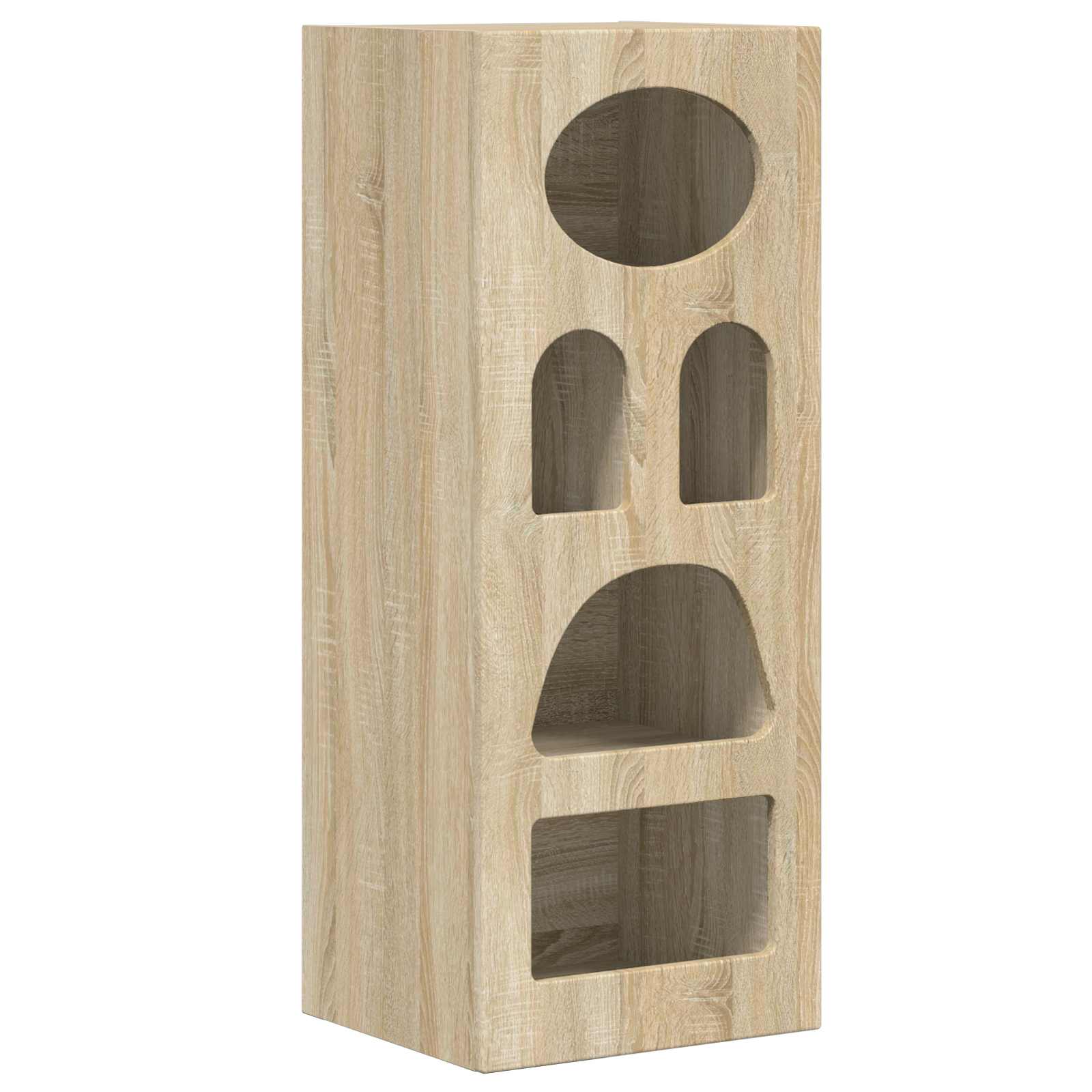 vidaXL Aparador ELST 40 x 35 x 100,5 cm Madera de ingeniería Multicolor