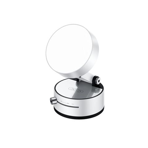 Xo c170 soporte magnetico de coche para smartphones - fijacion por vacio - rotacion 360Âº - boton de liberacion - aro metalico incluido - color blanco