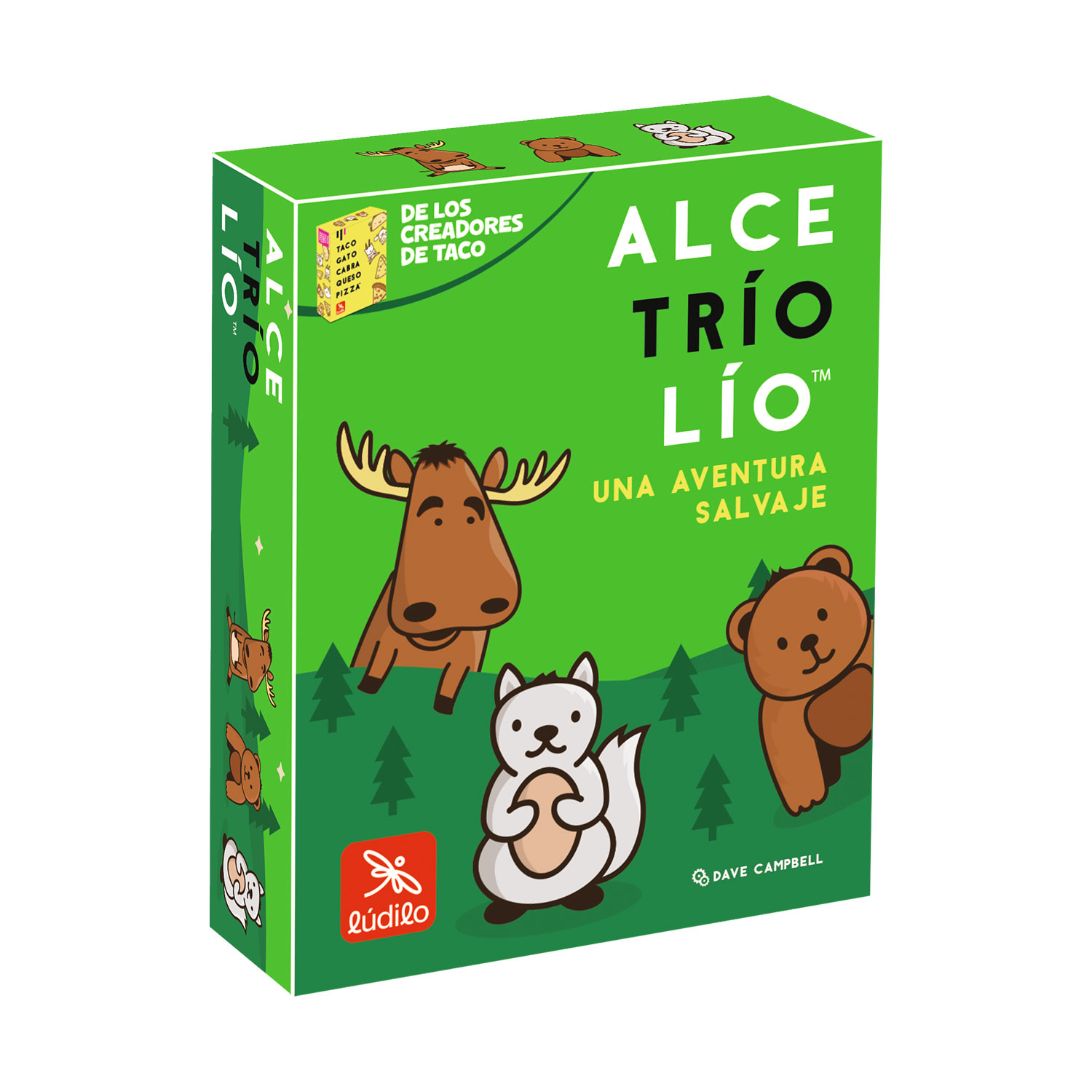 Ludilo - Alce, Trío, Lío | Juegos De Mesa | Juegos De Mesa Niños 7 Años O Más | Juego De Cartas con 93 Cartas | Regalo Niño 7 Años O Más De 3 A 6 Jugadores