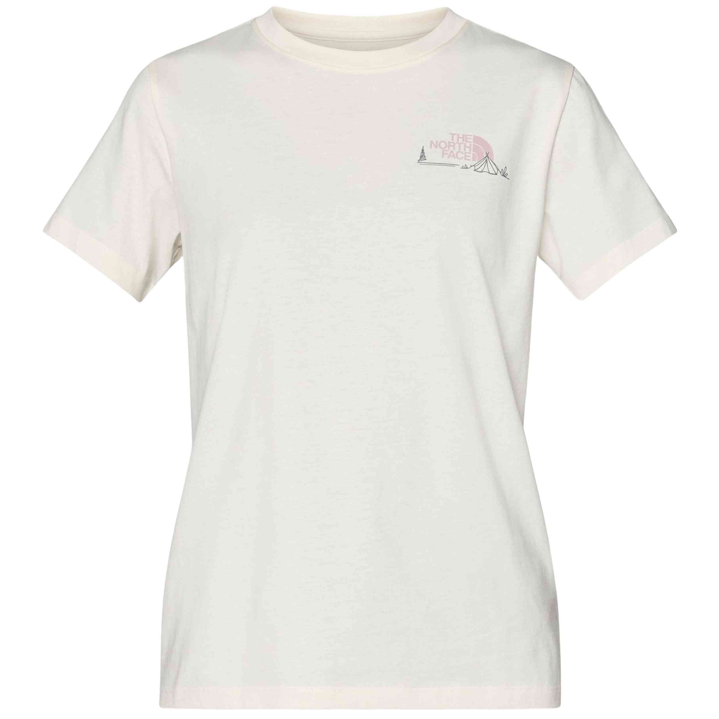 Textil The North Face modelo W Monte Regular Short Sleeve Tee-Graphic White Dune en color Blanco