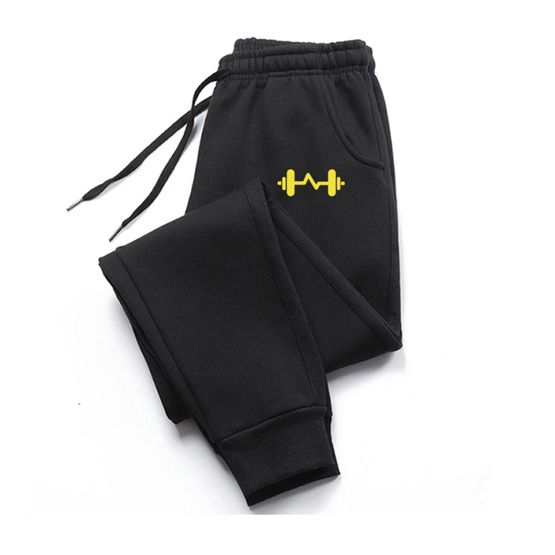 TK Pantalones Casuales Para Hombre Con Cierre De Cordón Estampados De Otoño E Invierno De Poliéster Pantalones De Deporte Para Correr Y Salir
