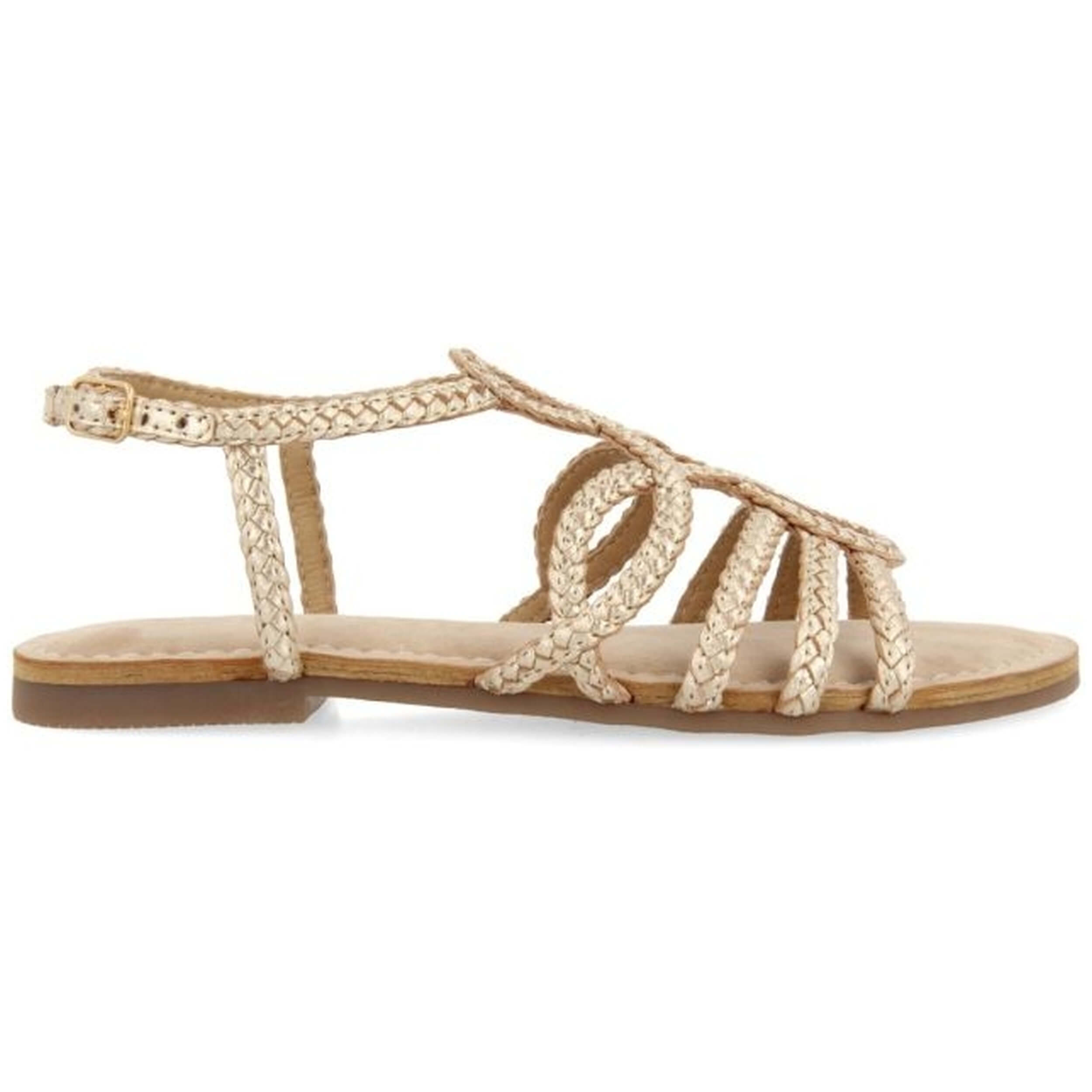 Sandalias Gioseppo Yakima para mujer en color dorado
