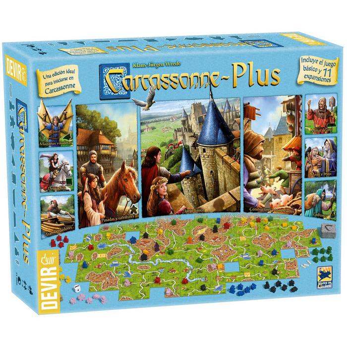 Devir Juego De Mesa Carcassonne Plus Juegos De Mesa 42X9X31 Cms.