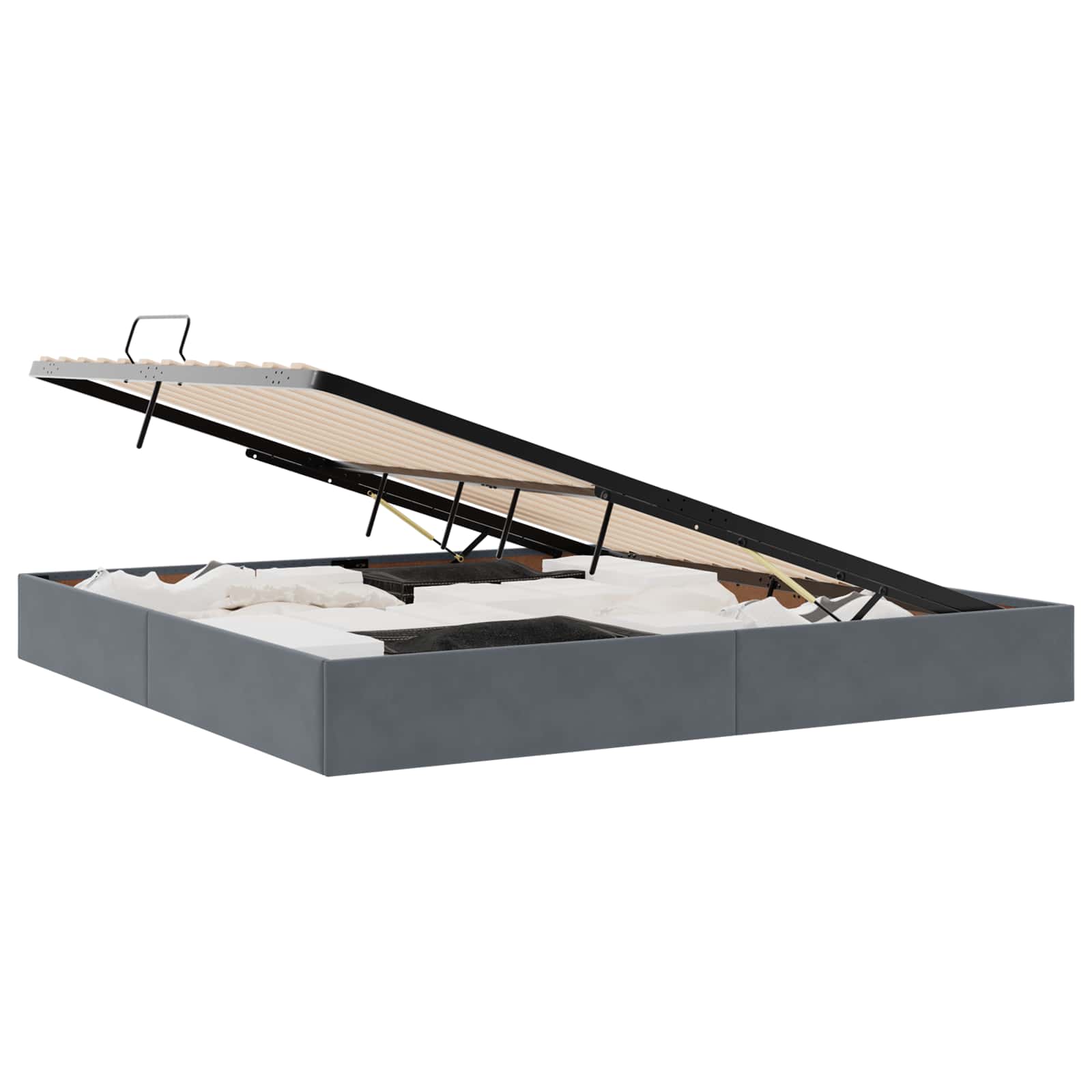 vidaXL Estructura de Cama Ottoman  200 x 200 cm Terciopelo Multicolor