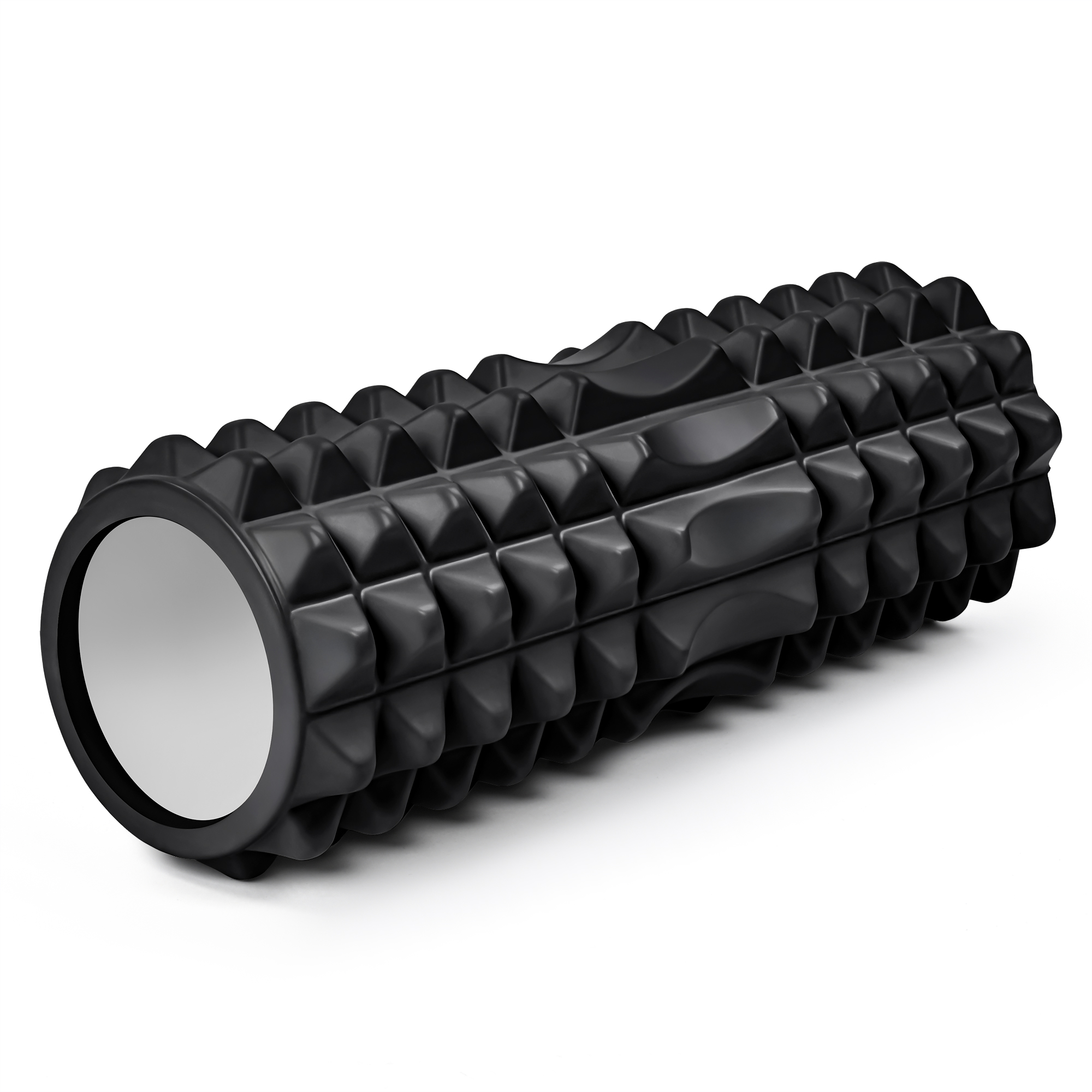 T-LoVendo Rodillo de Espuma para Masajes Musculares | Foam Roller Texturizado para Espalda, Piernas y Yoga | Liberación Miofascial y Estiramiento |Ideal Post Entrenamiento | Alta Densidad 12x33cm
