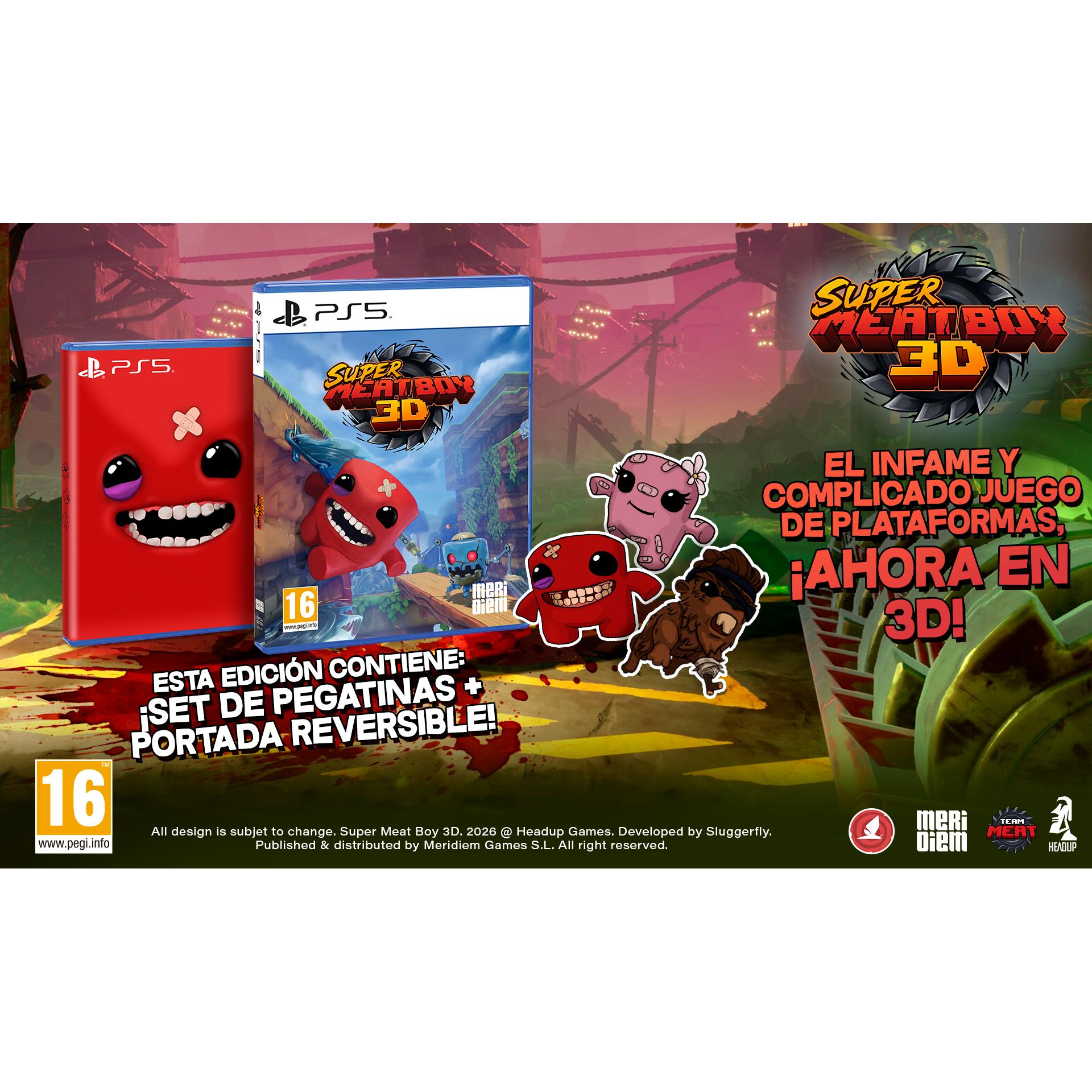 Super Meat Boy 3D - PS5 - Nuevo Precintado - PAL España