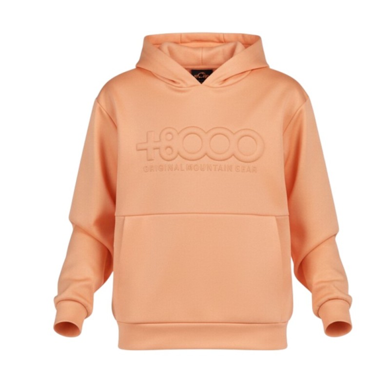 Sudadera Naranja +8000 Orut Con Capucha Para Niño