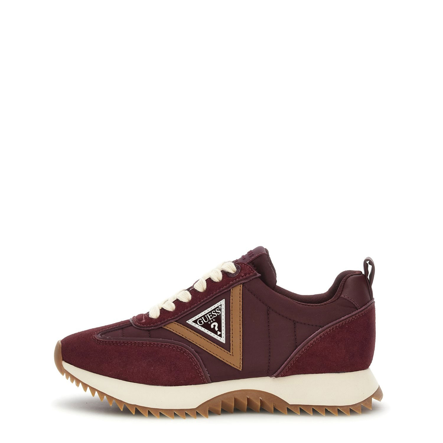 Guess..  Zapatillas Elba Burdeos FLFBA2 FAB12-WINE , para Mujer