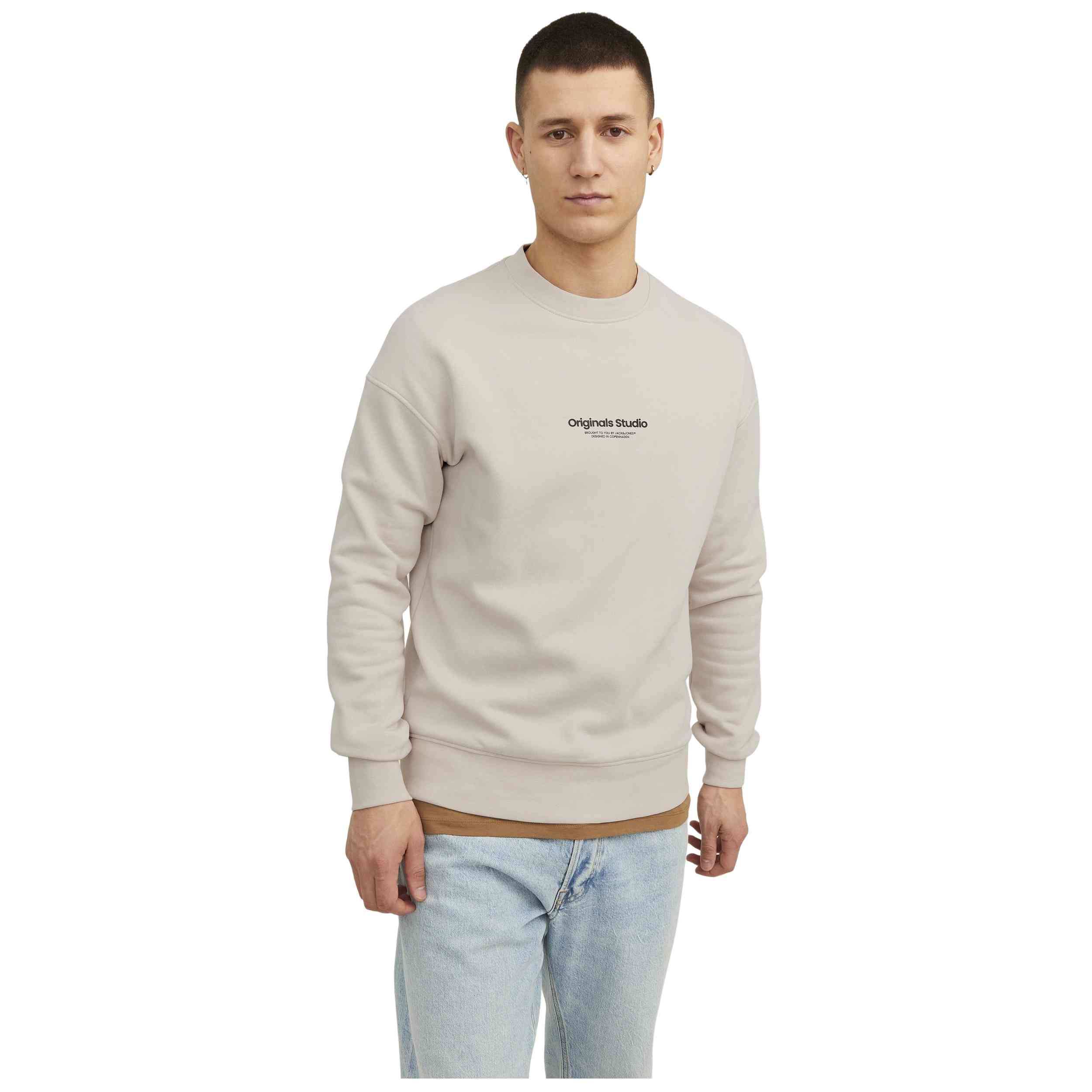Sudadera Jack & Jones modelo 12241694 para Hombre en color Beige