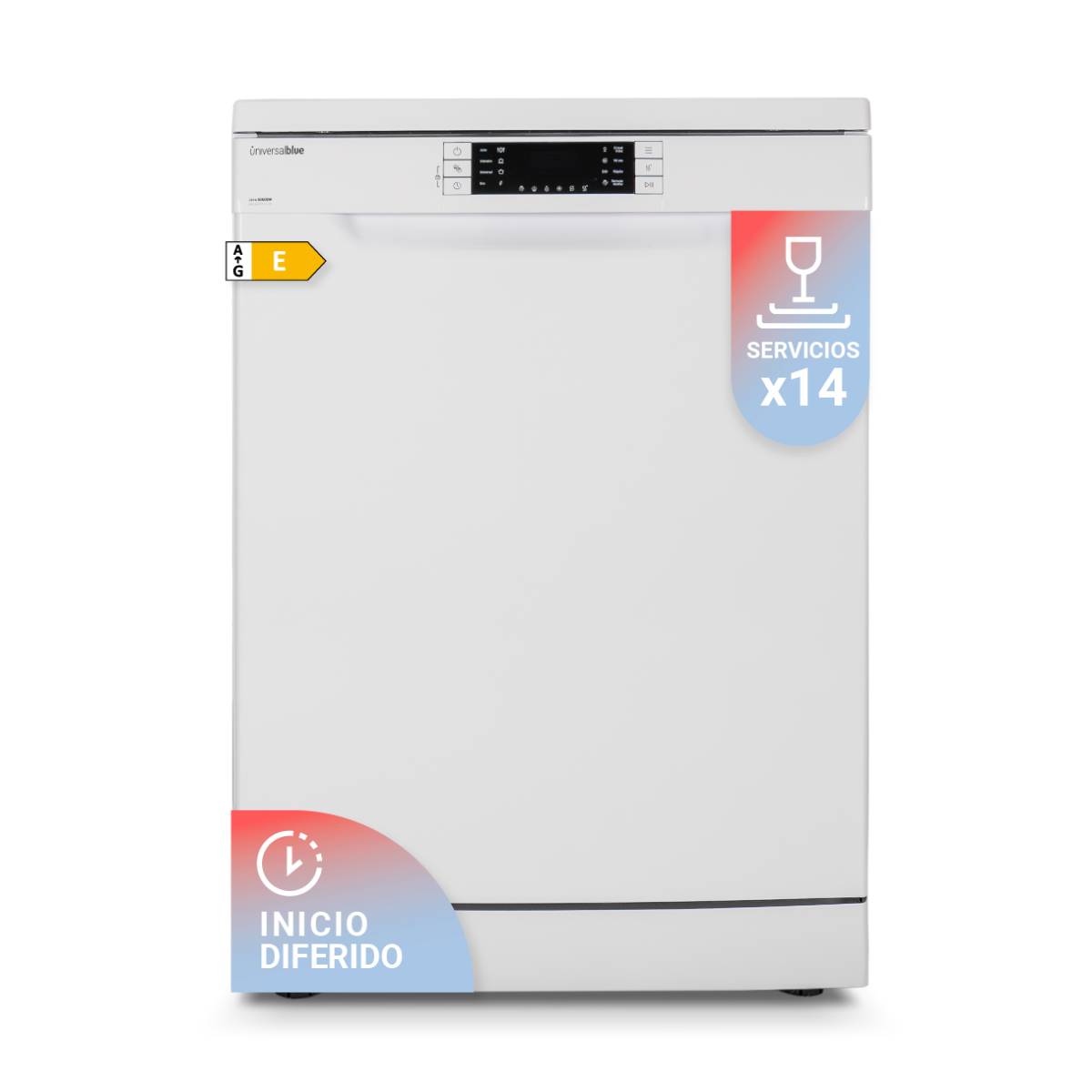 Lavavajillas Digital Libre Instalación 60 cm | UNIVERSALBLUE (Envío y Subida a Planta Incluido)