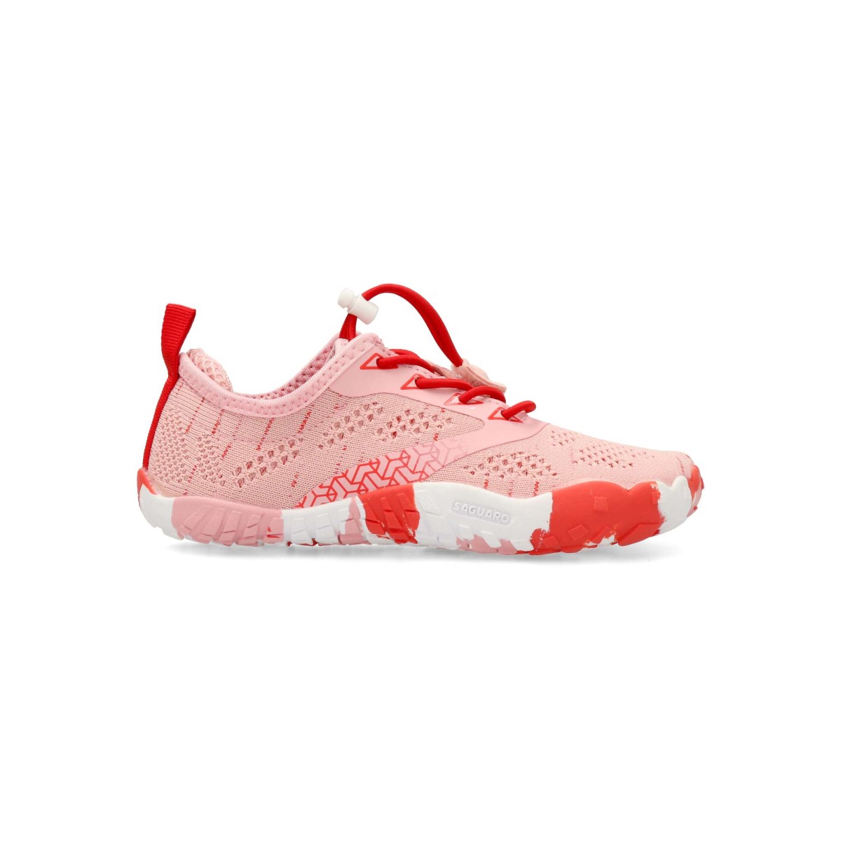 SAGUARO - Zapatillas minimalistas barefoot para niño, suela fina flexible y puntera ancha, drop cero y cordón elástico, transpirables y saludables para los pies