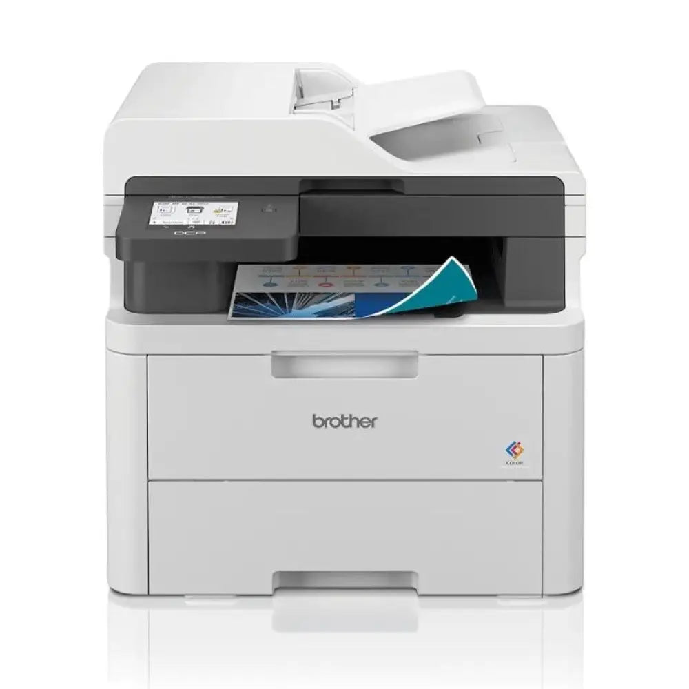 Brother - Impresora multifunción láser LED color DCP-L3560CDW con WiFi 5 GHz, impresión y copia a 26 ppm, pantalla táctil de 8,8 cm y dúplex automático