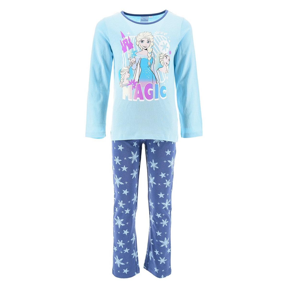 Pijama largo Frozen Elsa talla 8 años (128cm) - Frozen