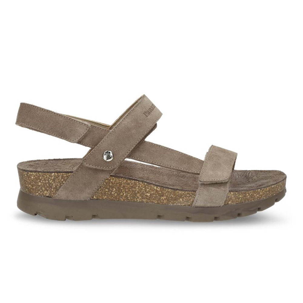 Sandalias Panama Jack modelo Selma B18 Velour en color Stone