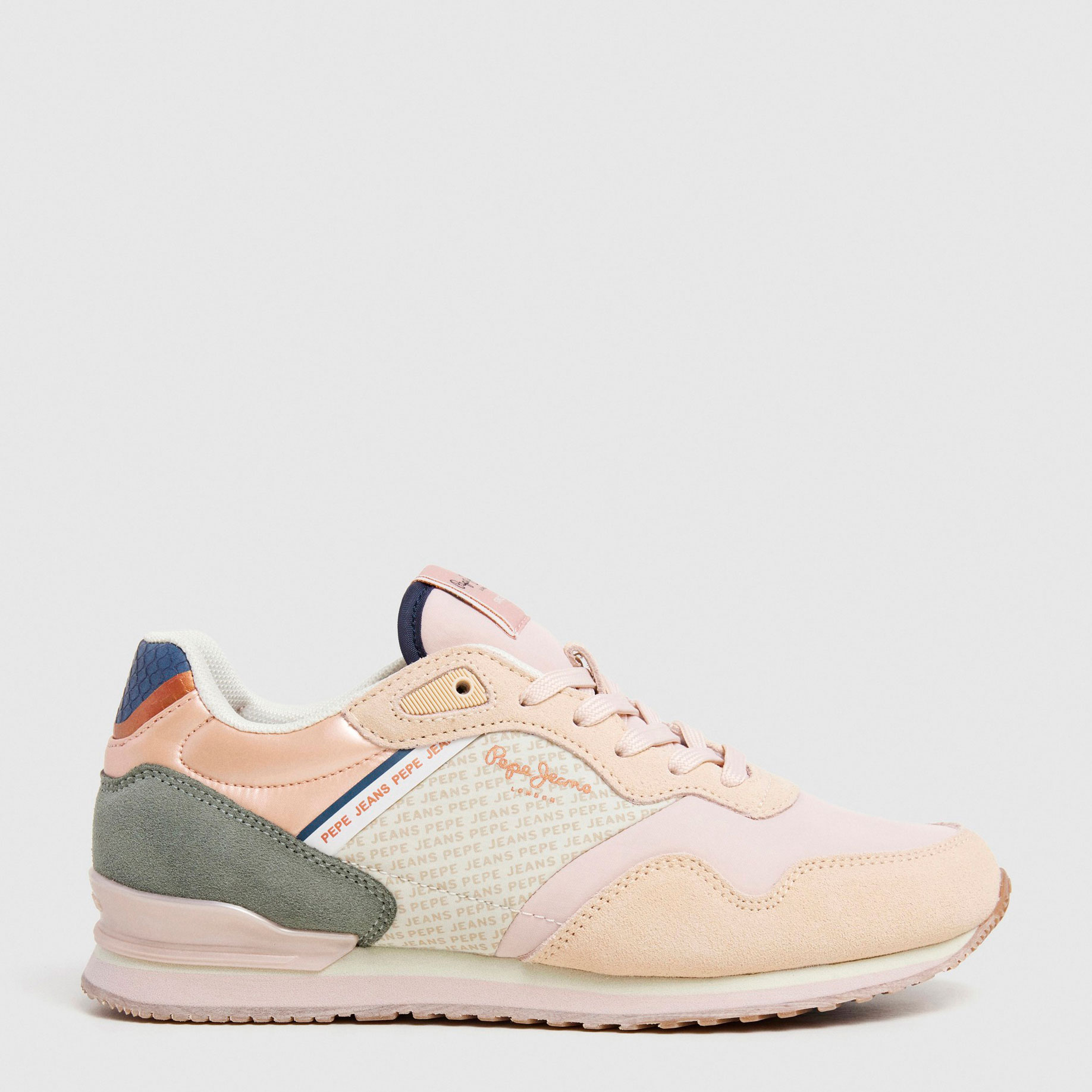 Pepe Jeans Zapatillas London Print Beiges PLS40045-847 , para Mujer