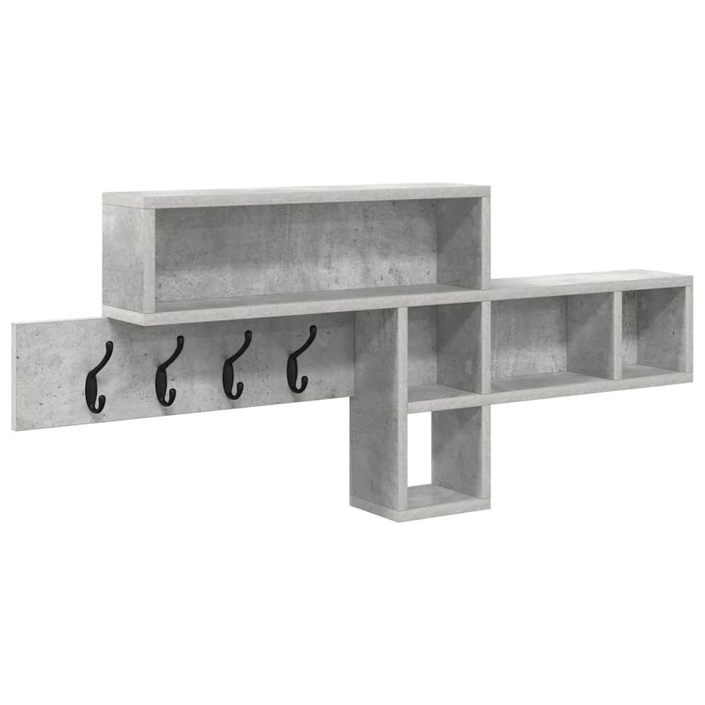 vidaXL Perchero de pared Montada en la pared 100 x 12 x 43,5 cm Multicolor