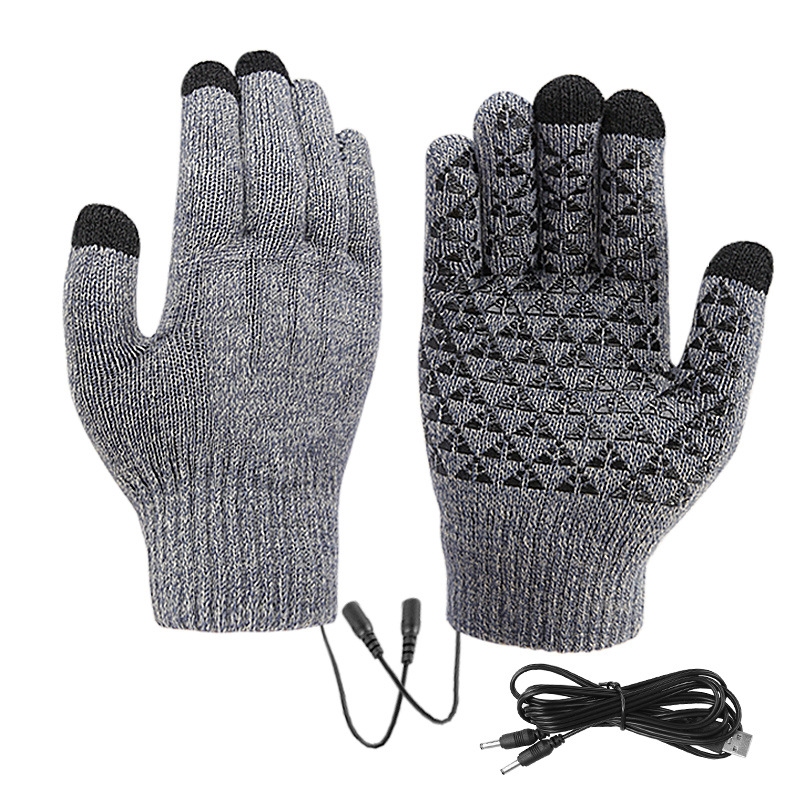 OmHome 1 par de Guantes Eléctricos de DOT, Guantes de Manos, Guantes De Esquí calientados para Clima frío