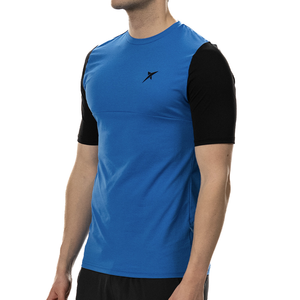 CAMISETA DROP SHOT AKER SS25 JON SANZ AZUL