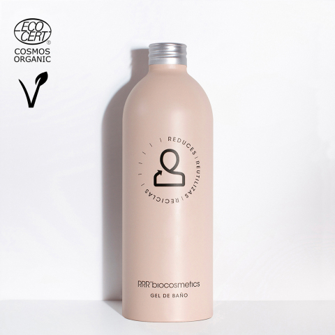 Gel de Baño Ecológico certificado 500 ml recarga con envase de aluminio