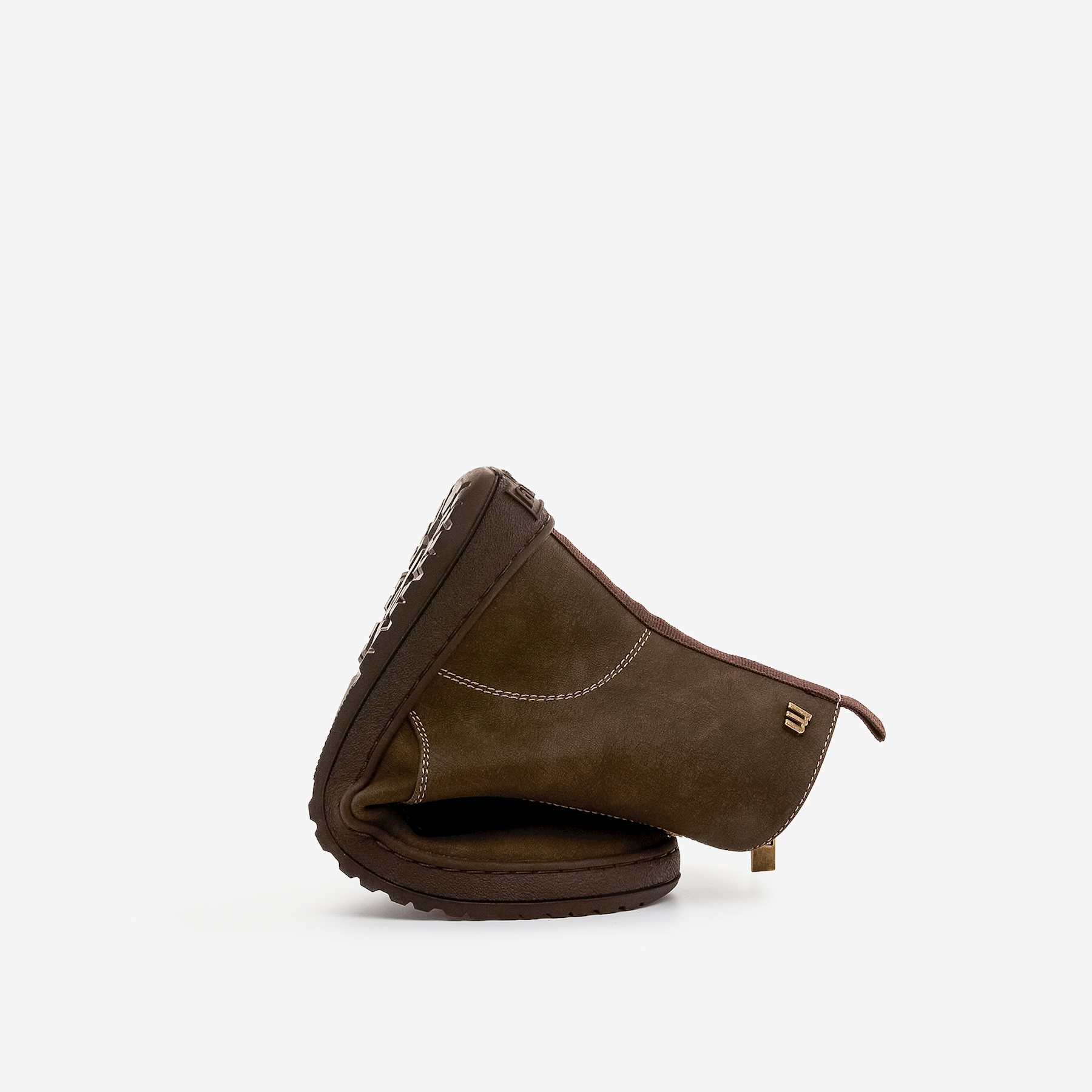 Mustang-MTNG botines planos barefoot mujer free alask marron con cierre cremallera y tipo de puntera redonda